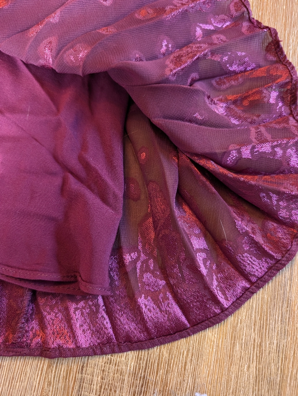NWT Anthropologie Toulon Pleated Mini Dress in Plum - Size Small - Picture 13 of 16